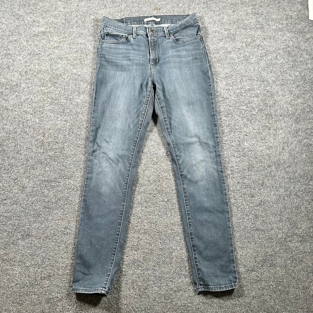 Levi's Jeans Womens Size 30 Gray Slimming Skinny Viscose Denim Stretch Casual